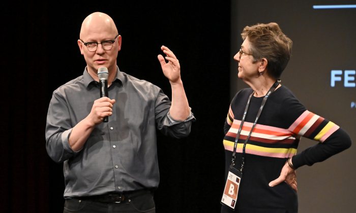 Directors Steven Bognar and Julia Riechert participate in the Q&A following Netflix's "American Factory" Premiere at the Tribeca Film Festival at SVA Theater on April 26, 2019 in New York City. Astrid Stawiarz/Getty Images for Netflix